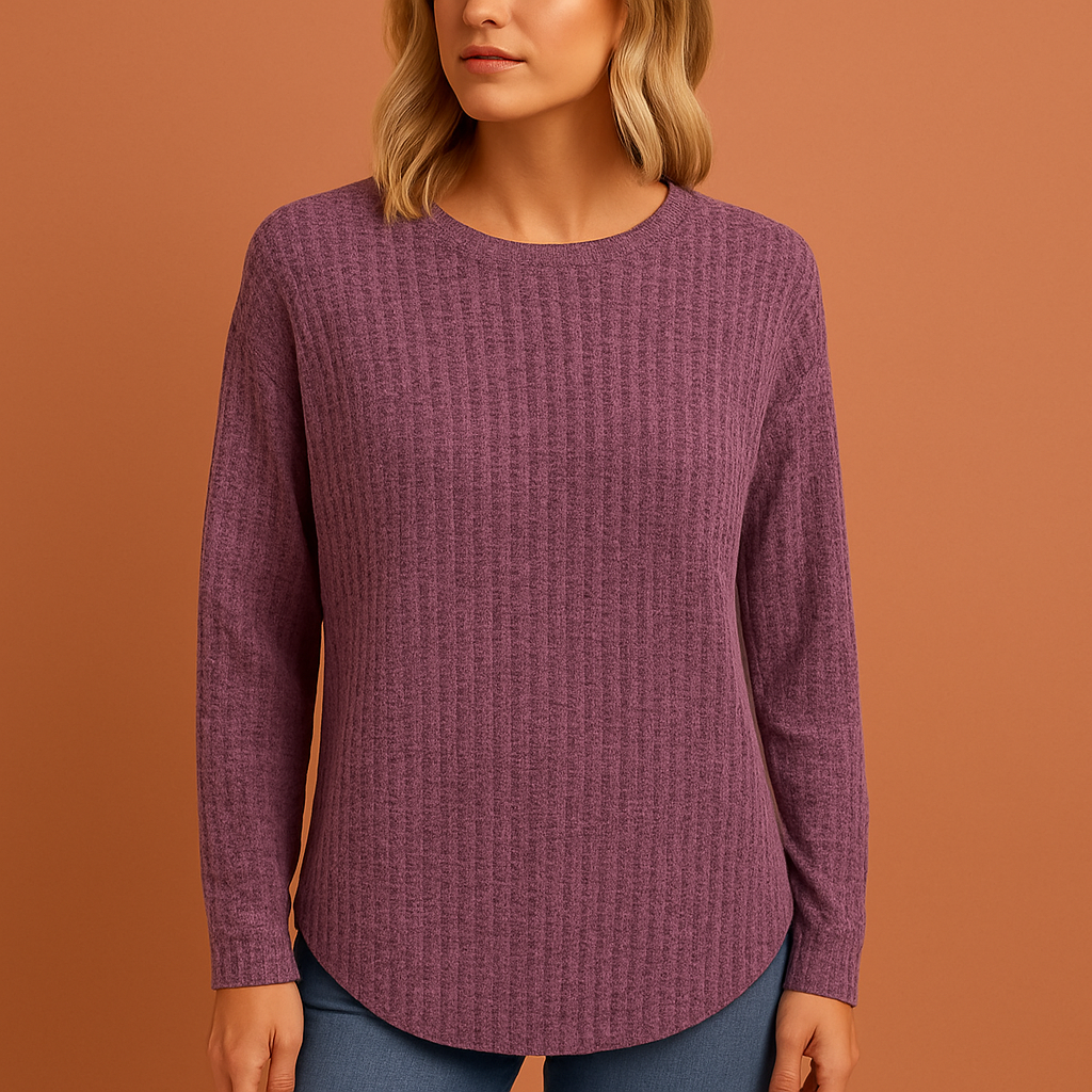 Stijlvolle dames mode trui met comfortabele, moderne pasvorm; elegant en veelzijdig.
