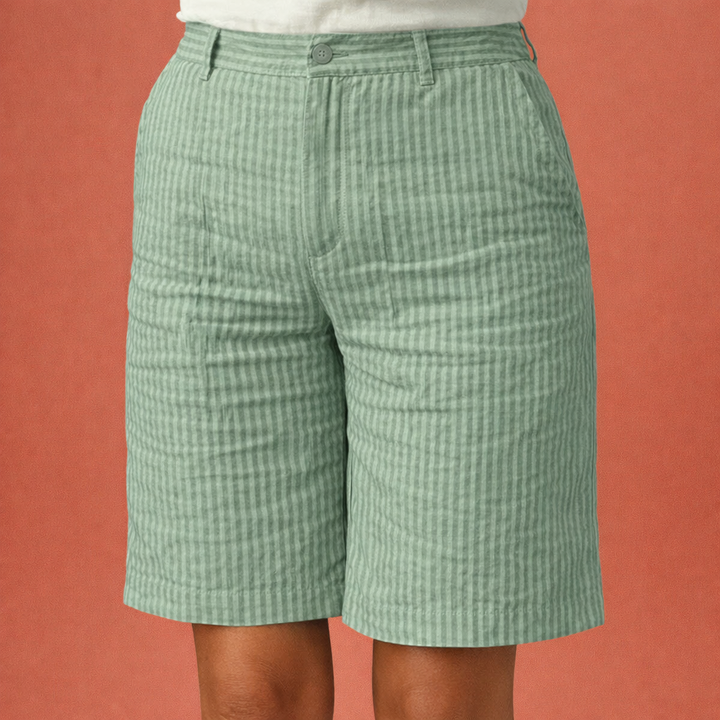 Zachte dames shorts voor vrije tijd; perfect voor ontspanning, met een comfortabele casual look.