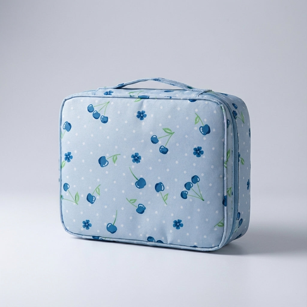 Houd je make-up geordend en beschermd met deze handige waterdichte reis cosmetica organizer tas.