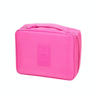 Compacte waterdichte make-up organizer, de ideale reistas voor elke dame.