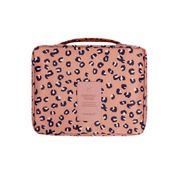 Dames cosmetica organizer, waterdicht en compact, perfect voor in koffer of handtas.
