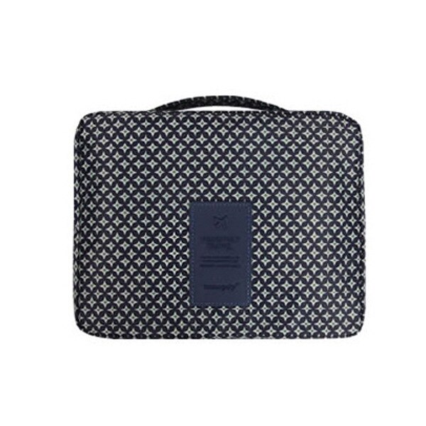 Waterdichte opbergtas voor make-up en beautyproducten, compacte dames reistas.