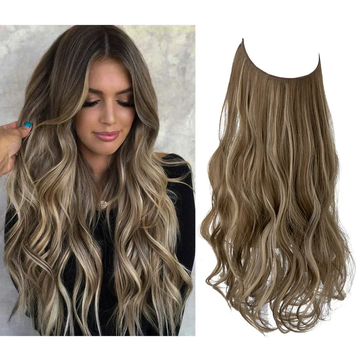 Volumineuze haar extensions van echt haar, voor een direct voller en langer kapsel.