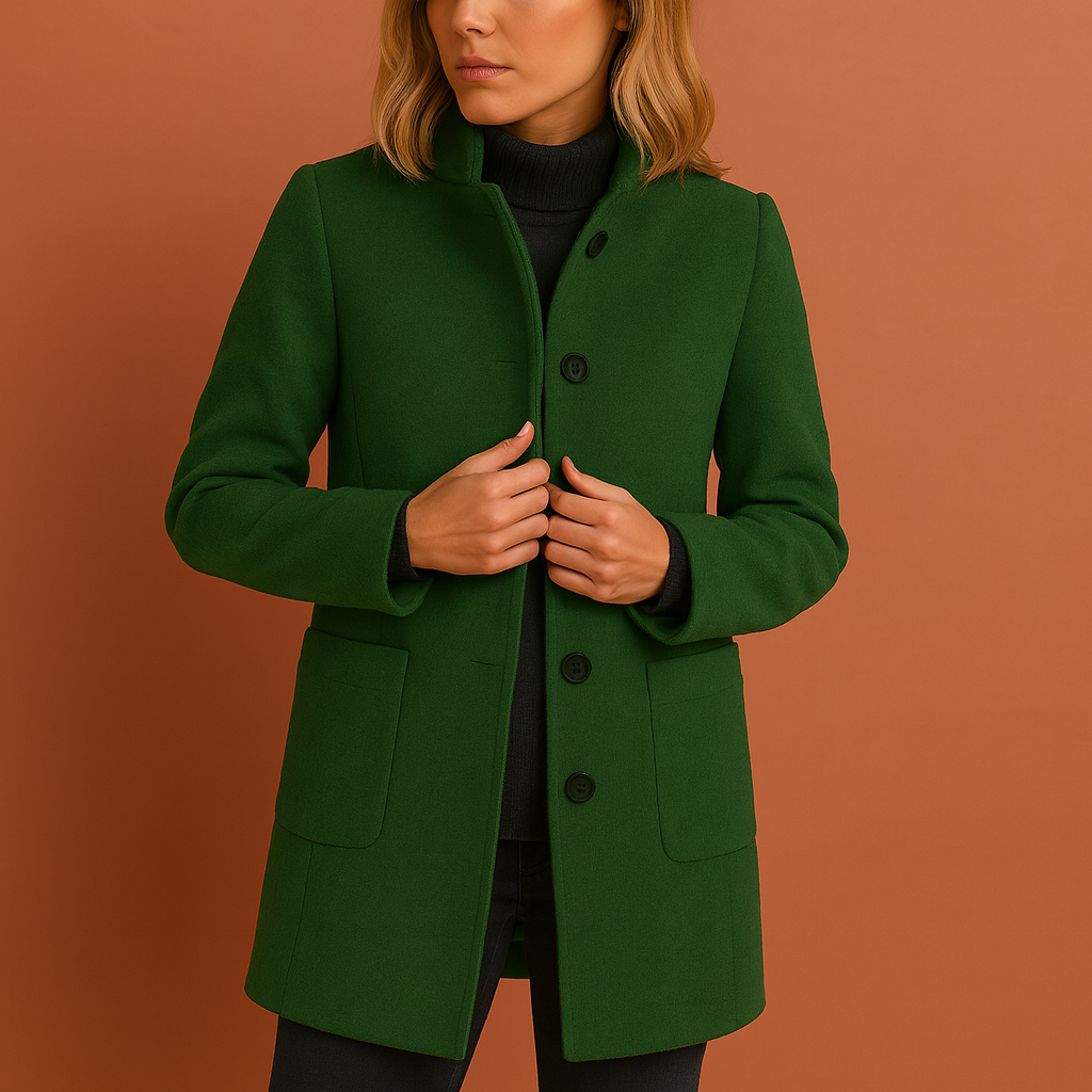 Elegante dames lange manteljas met knoopsluiting, veelzijdig voor casual en formele gelegenheden.