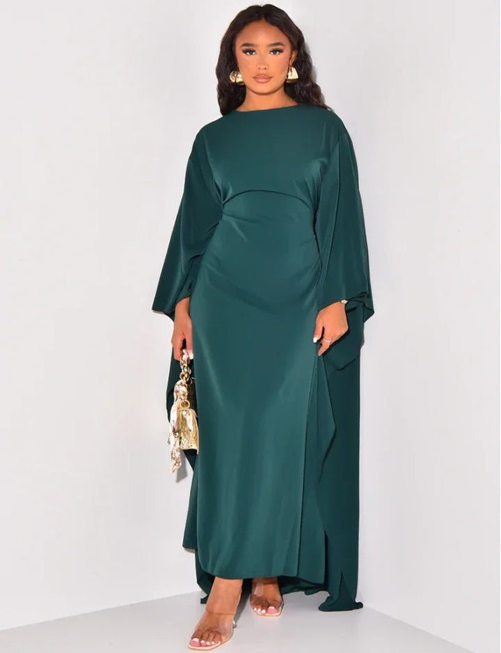 Dames abaya, een elegante en verfijnde maxi jurk. Ideaal als feestjurk of stijlvolle zomerkleding.
