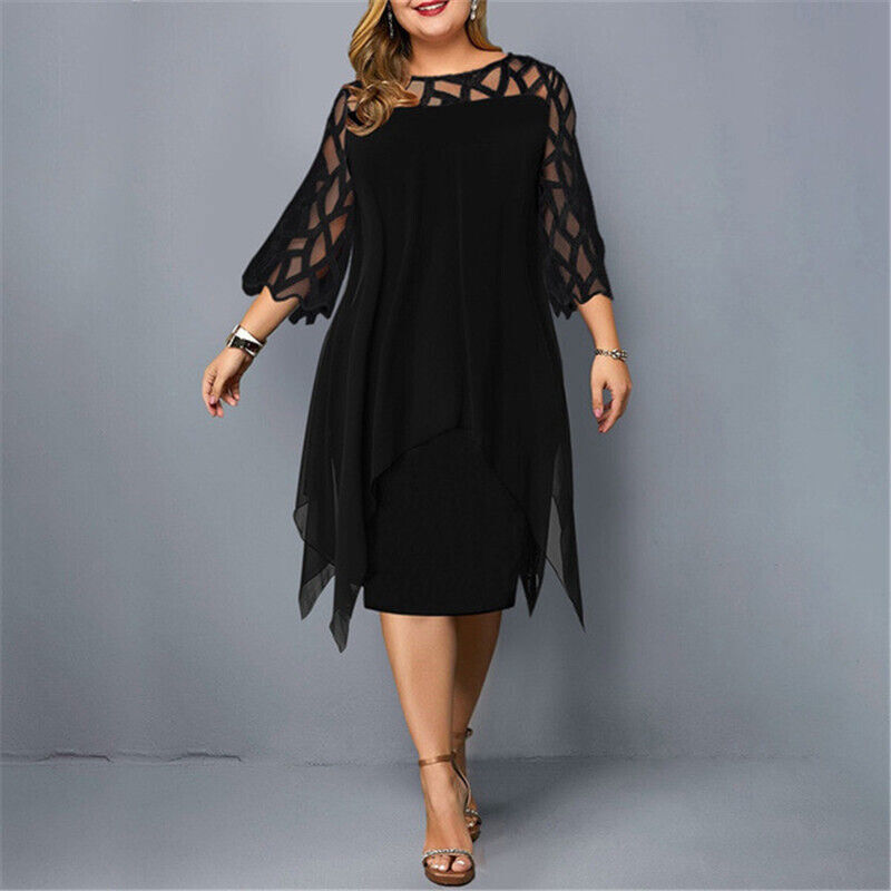 Elegante dames oversized midi jurk, ademend en comfortabel, perfect voor warm weer en veelzijdigheid.