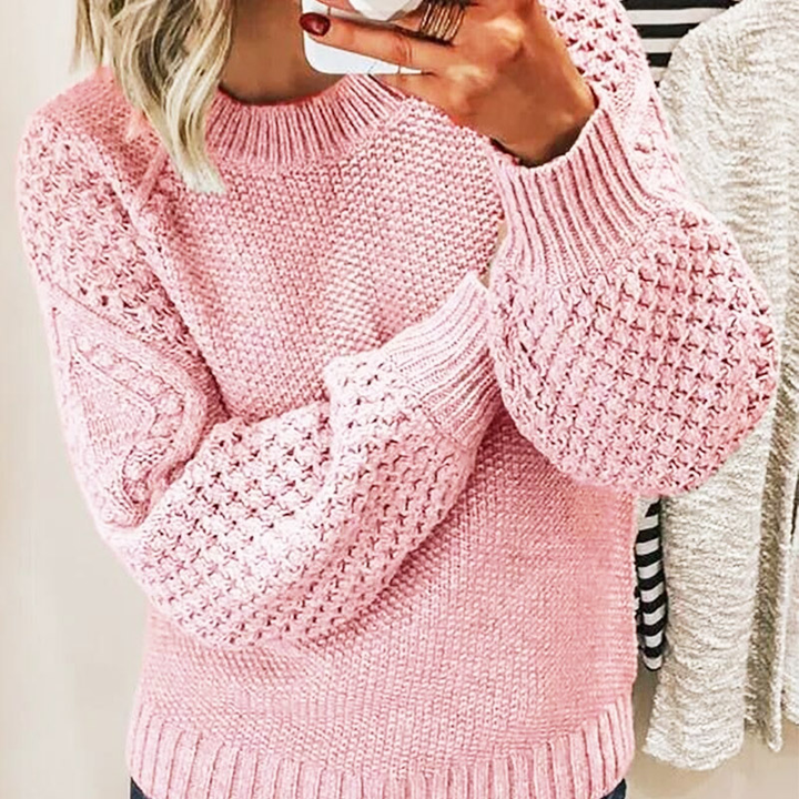 Stijlvolle dames trui, gebreid voor optimaal comfort. Ideaal voor vrouwen kleding in de winter.