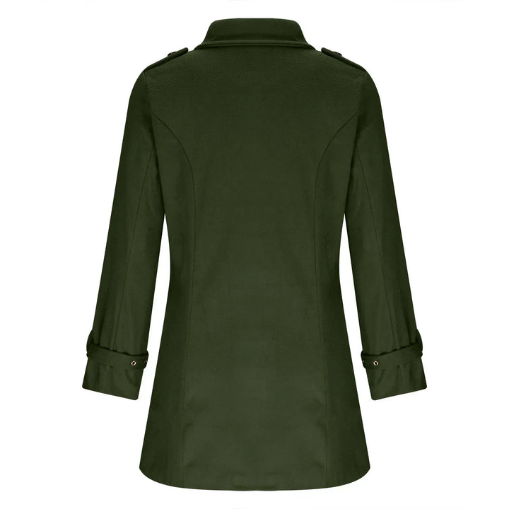 Modieuze lange trenchcoat voor dames. Deze elegante jas is ideaal voor zakelijke en casual gelegenheden.