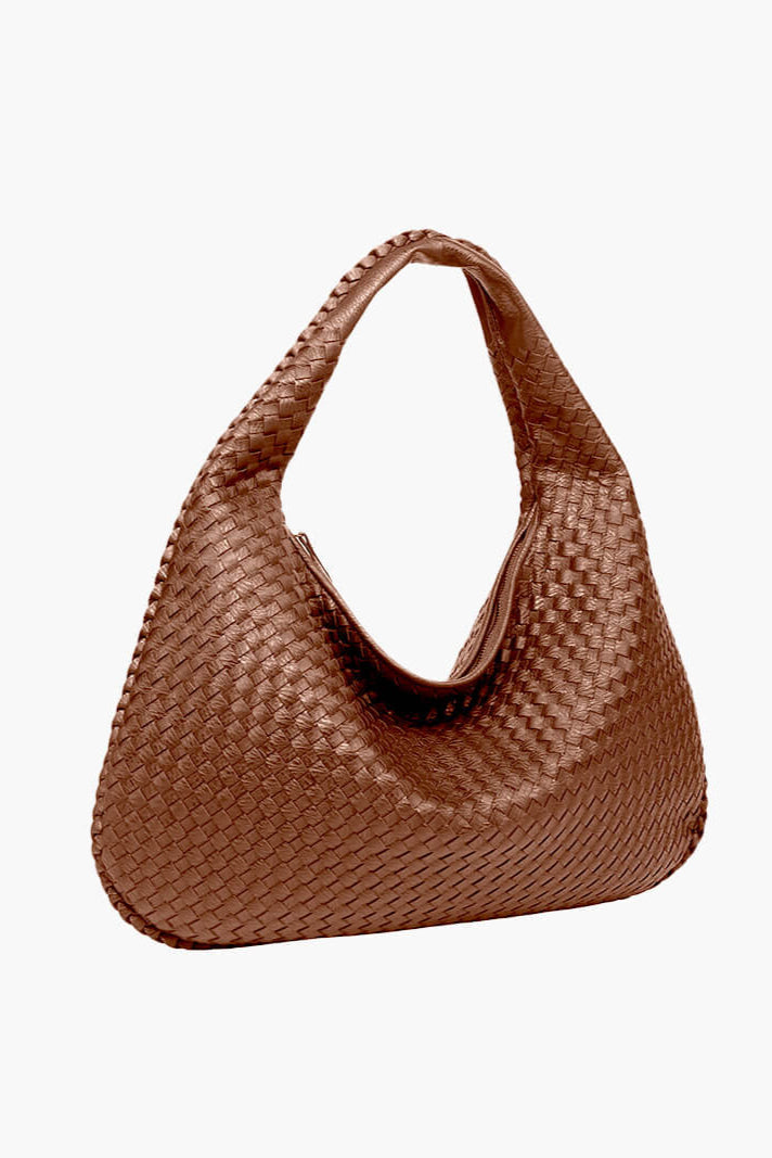 Gevlochten hobo dames tas, ideaal als dagelijks stijlvol accessoire.