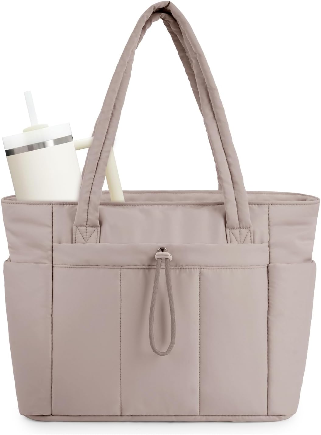 De ideale dames schoudertas, gewatteerd en ruim, perfect voor organisatie onderweg.