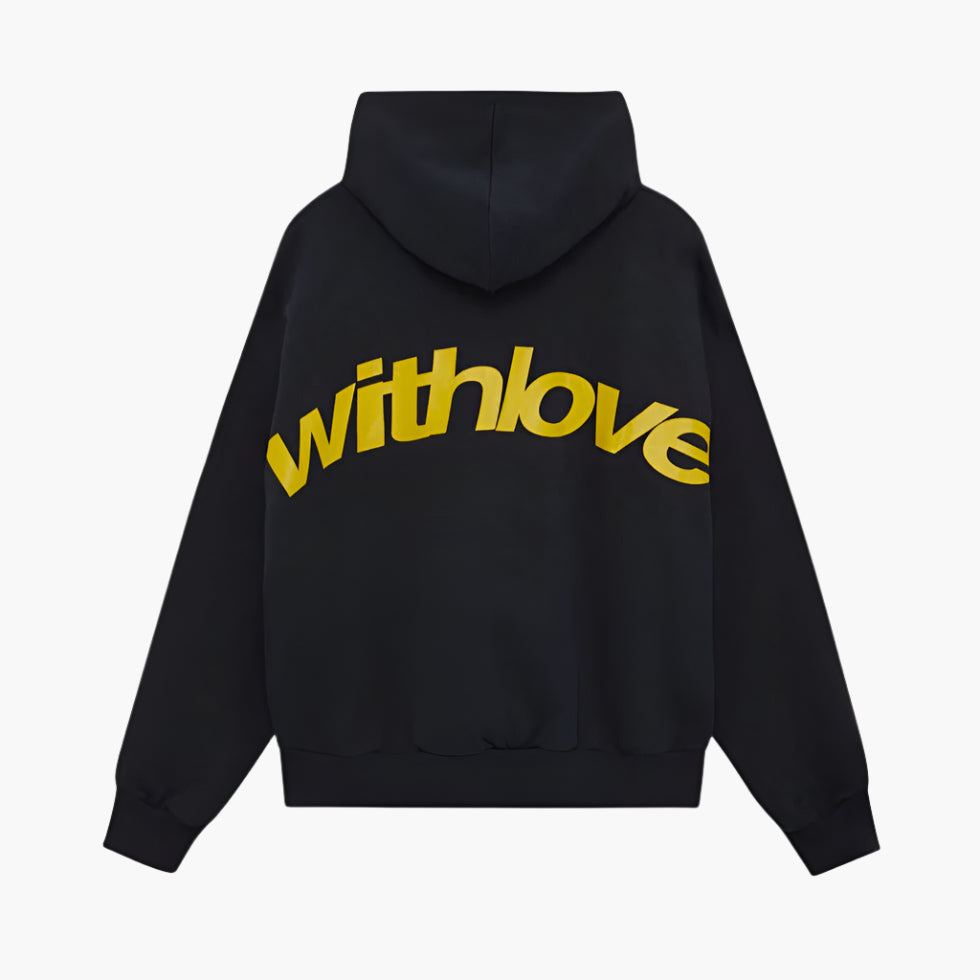 Comfortabele losvallende dames hoodie met zachte capuchon en opvallende rugopdruk. Must-have voor vrouwenkleding.