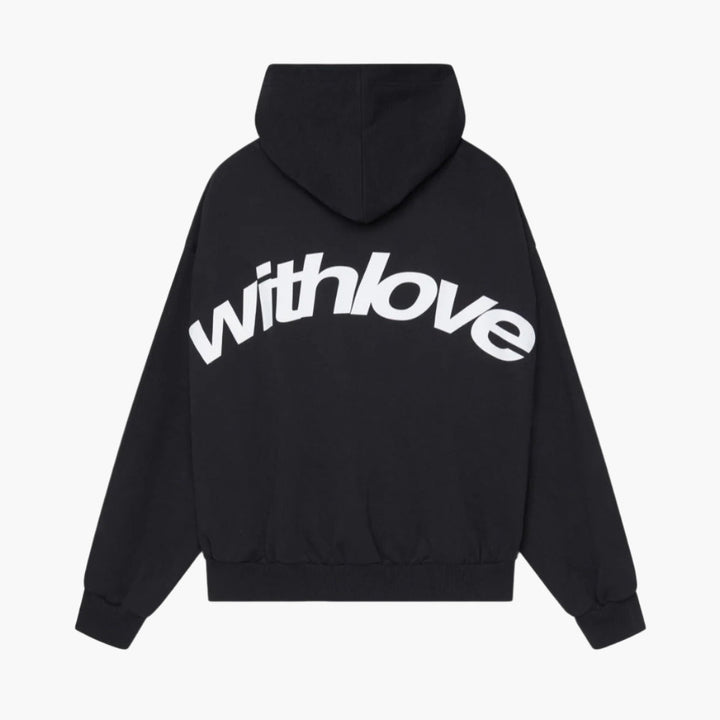 Trendy dames hoodie, ideaal voor een casual look. Voorzien van comfortabele capuchon en unieke statement rugopdruk.