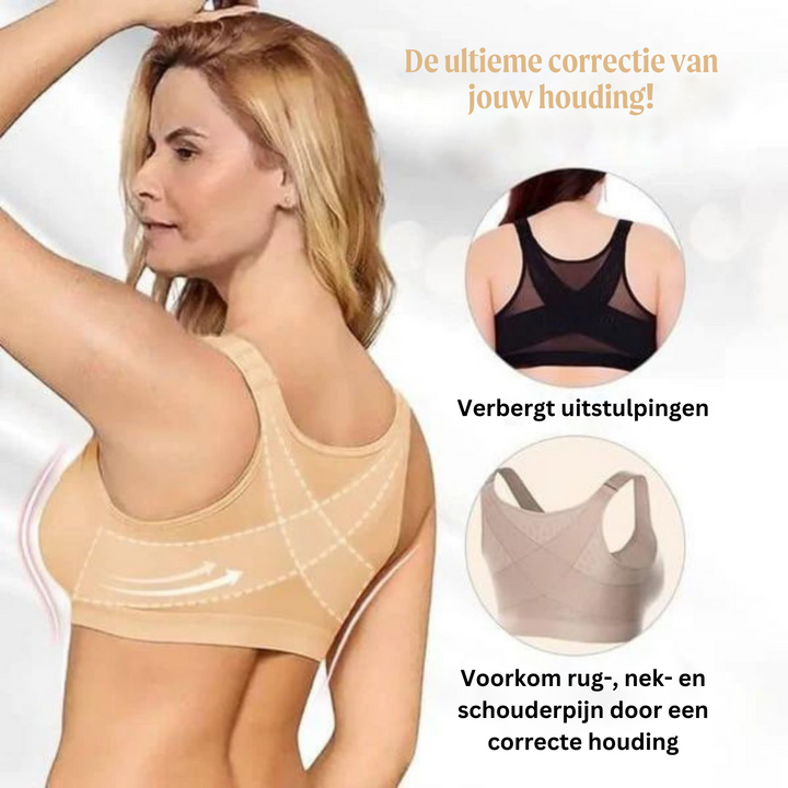 Veelzijdige houdingsbeha voor dames, biedt constante rugsteun en comfort, geschikt voor elke dag.