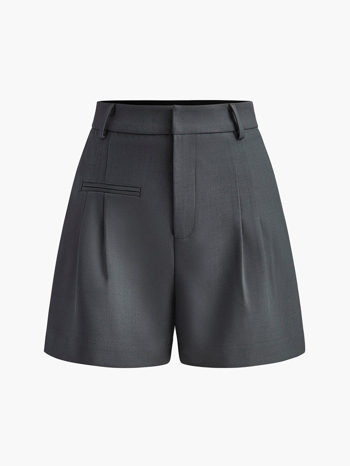 Comfortabele dames hoge taille shorts, modieus voor casual dagen in de zomer.