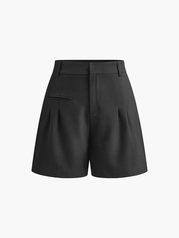 Stijlvolle dames korte broek met hoge taille, perfect voor zomerse casual gelegenheden.