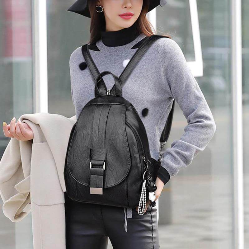 De ultieme leren waterdichte rugzak voor dames. Stijlvol, anti-diefstal en een must-have voor onderweg.