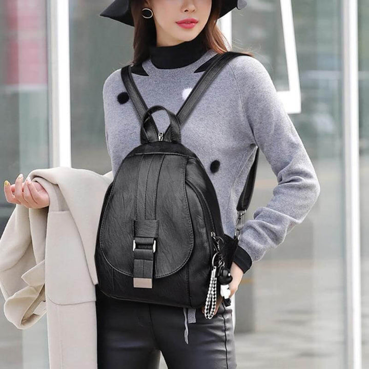 De ultieme leren waterdichte rugzak voor dames. Stijlvol, anti-diefstal en een must-have voor onderweg.