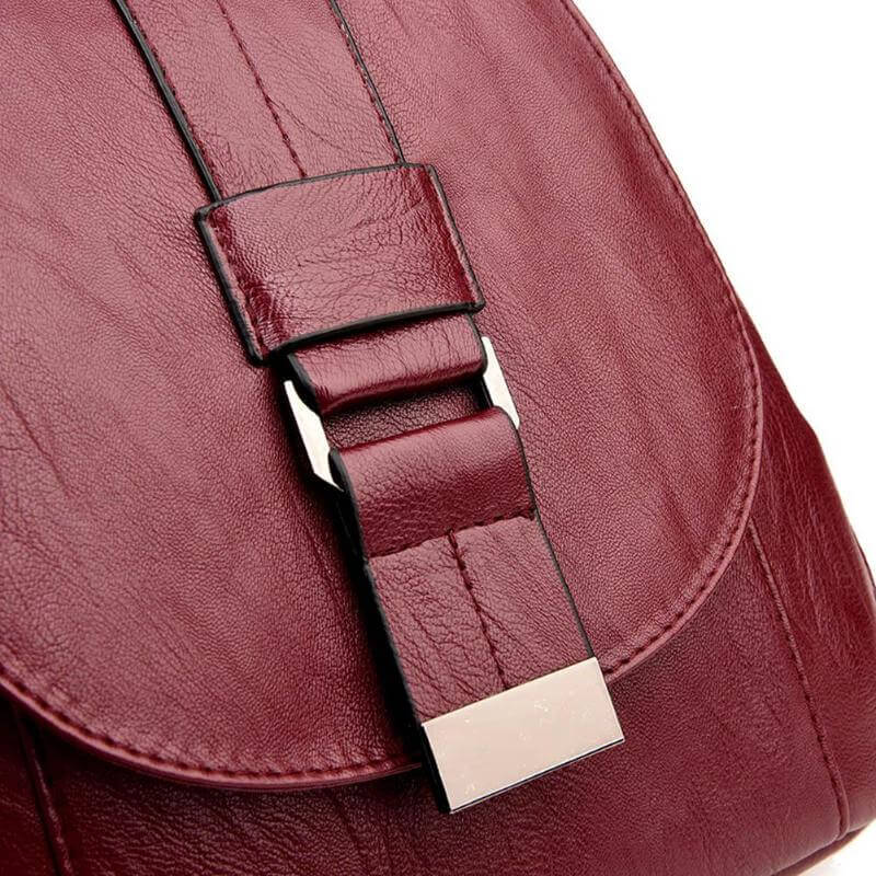 Luxe leren rugzak voor dames, waterdicht en anti-diefstal. Comfortabel en modieus voor elke vrouw.