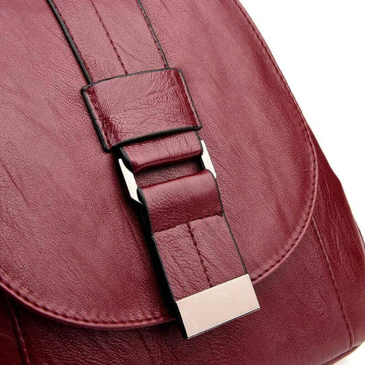 Luxe leren rugzak voor dames, waterdicht en anti-diefstal. Comfortabel en modieus voor elke vrouw.