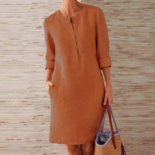 Tijdloze luchtige midi-jurk dames, comfortabel en elegant. Perfecte zomerjurk voor casual of chique gelegenheden.