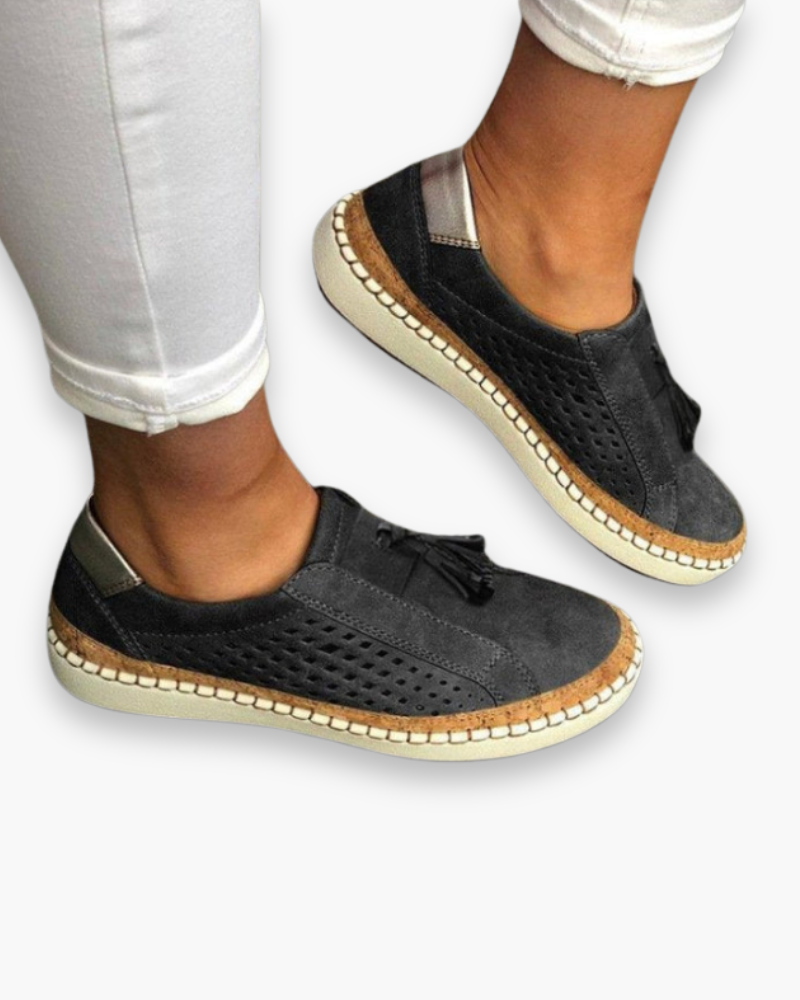 Groene dames instappers, lichtgewicht en ademend. Comfortabele zomerschoenen met flexibele zool voor dagelijks gebruik.