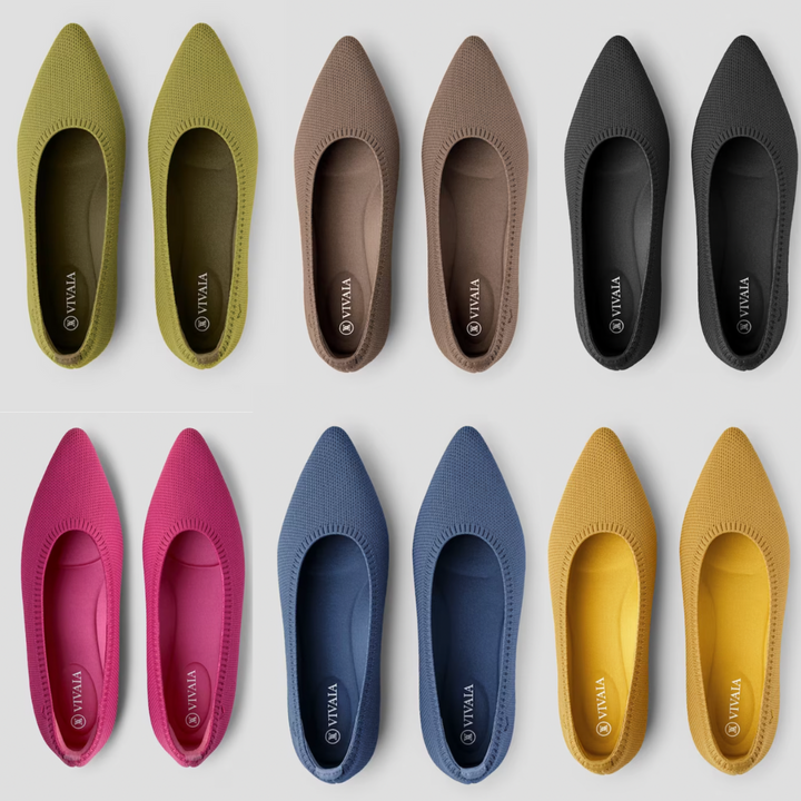 Dames Lunessa ballerina's: comfortabele, elegante platte instappers voor lente & zomer.