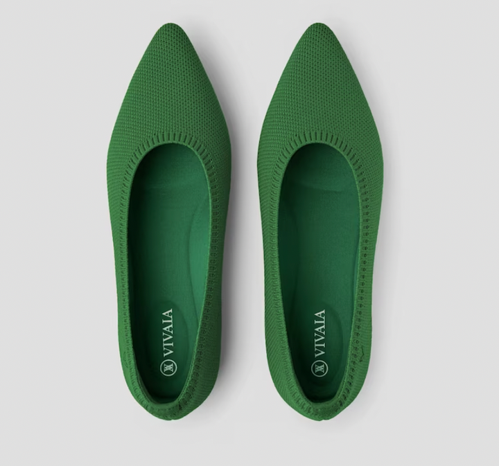 Comfortabele zwarte instap ballerina's Lunessa, veelzijdig voor casual lente-outfits.