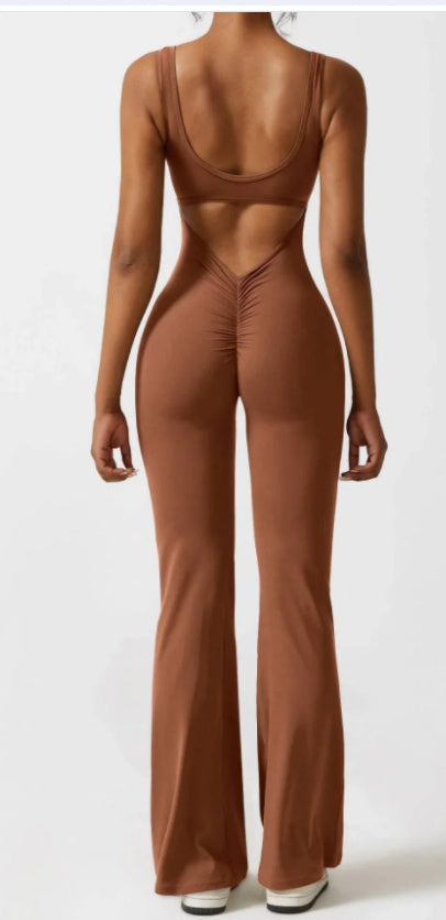 Ademende dames sport jumpsuit, strak design & comfortabel voor elke workout.