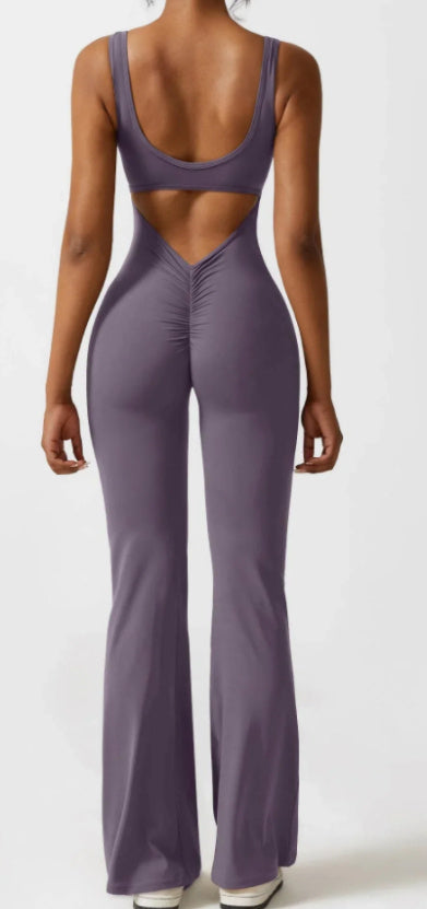 Stijlvolle dames yoga jumpsuit, naadloos & zacht, voor maximaal comfort tijdens training.