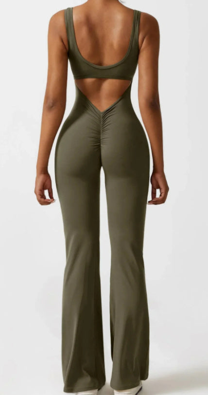 Dames fitness bodysuit, ademend & ondersteunend, ideaal voor actieve levensstijl.