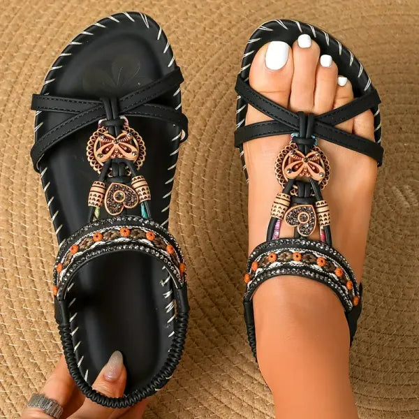 Dames orthopedische comfort sandalen met steunzool, ideaal voor gezonde en welzijn van voeten in de zomer.