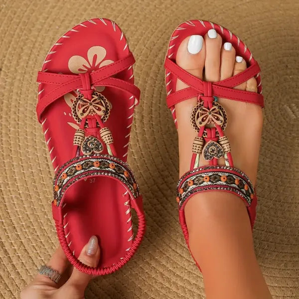 Orthopedische dames sandalen met geavanceerde steunzool, voor langdurig comfort en optimale voetgezondheid.