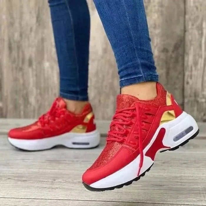 Veelzijdige dames comfort sneakers: orthopedisch, antislip, elegant, voor gezonde voeten en dagelijks gebruik.