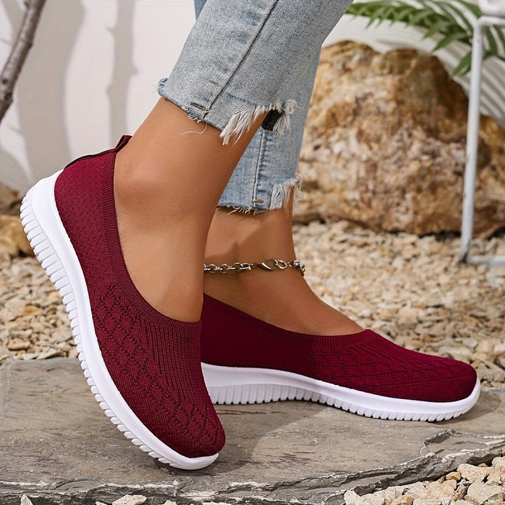 Dames instappers, blauw, met ergonomisch design, geschikt als comfort schoenen voor dagelijks gebruik.