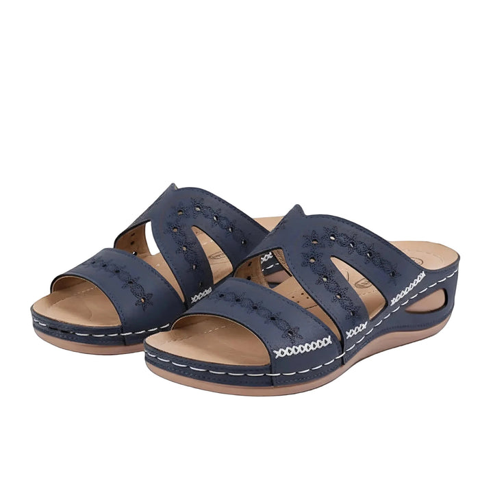 Dames orthopedische sandalen met optimale voetsteun voor dagelijks comfort.