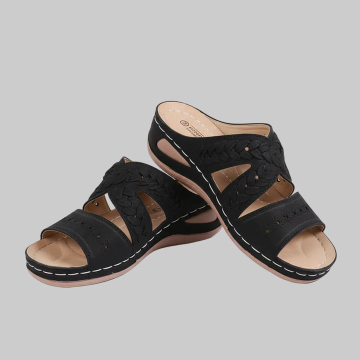 Verstelbare orthopedische dames sandalen voor perfecte pasvorm en comfort, antislip zool.