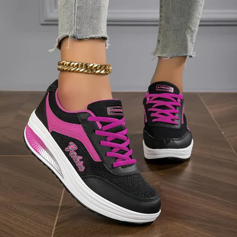 Comfortabele dames sneakers met orthopedische steun, ideaal voor pijnverlichting en langdurig draagcomfort.