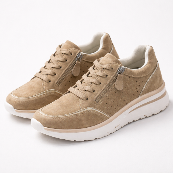 Dames orthopedische wandelsneakers voor comfort en stijl; ideale ondersteuning bij elke stap.