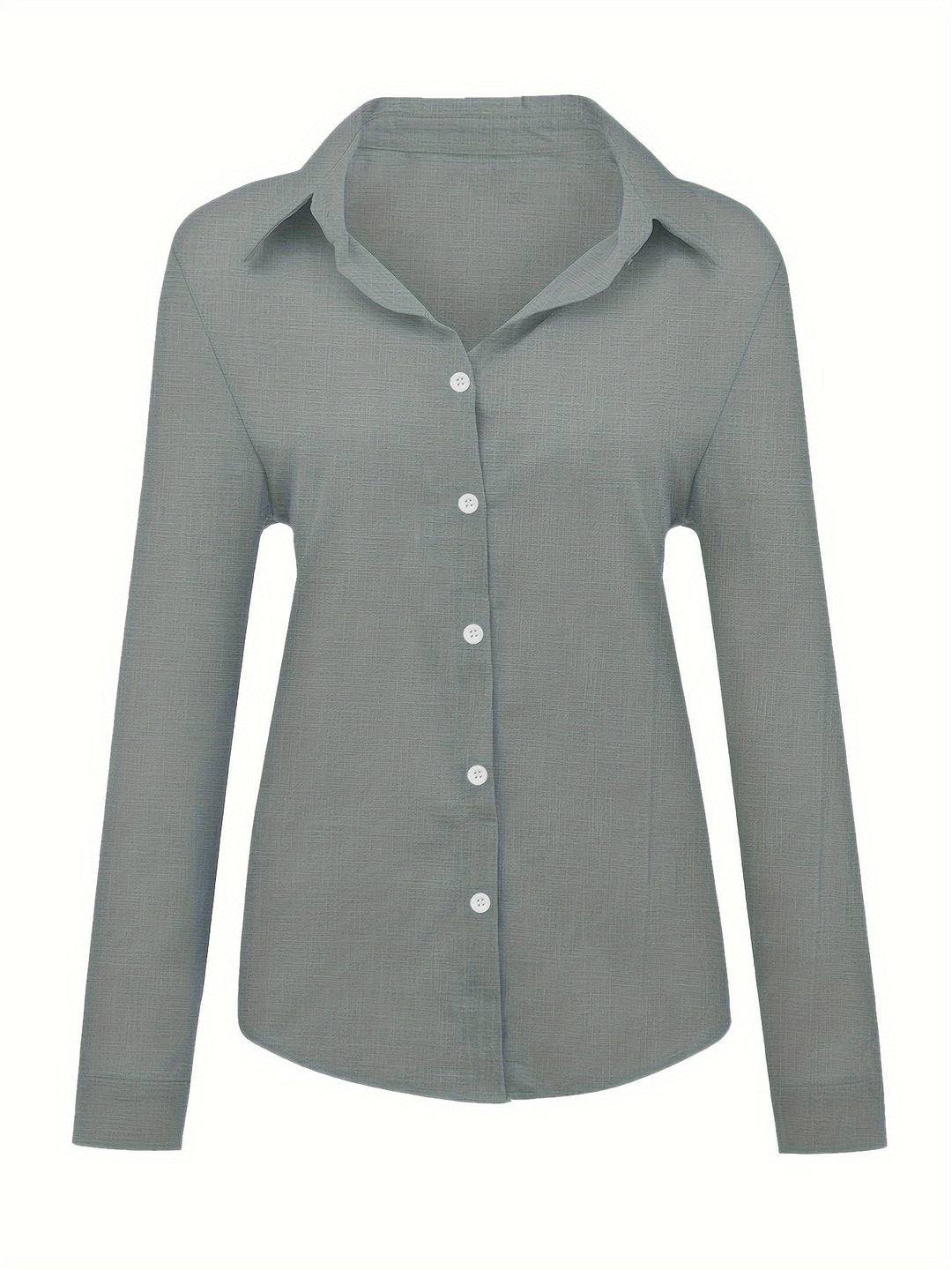 Dames top met lange mouwen, veelzijdig design voor zowel casual als zakelijke lente/zomer looks.