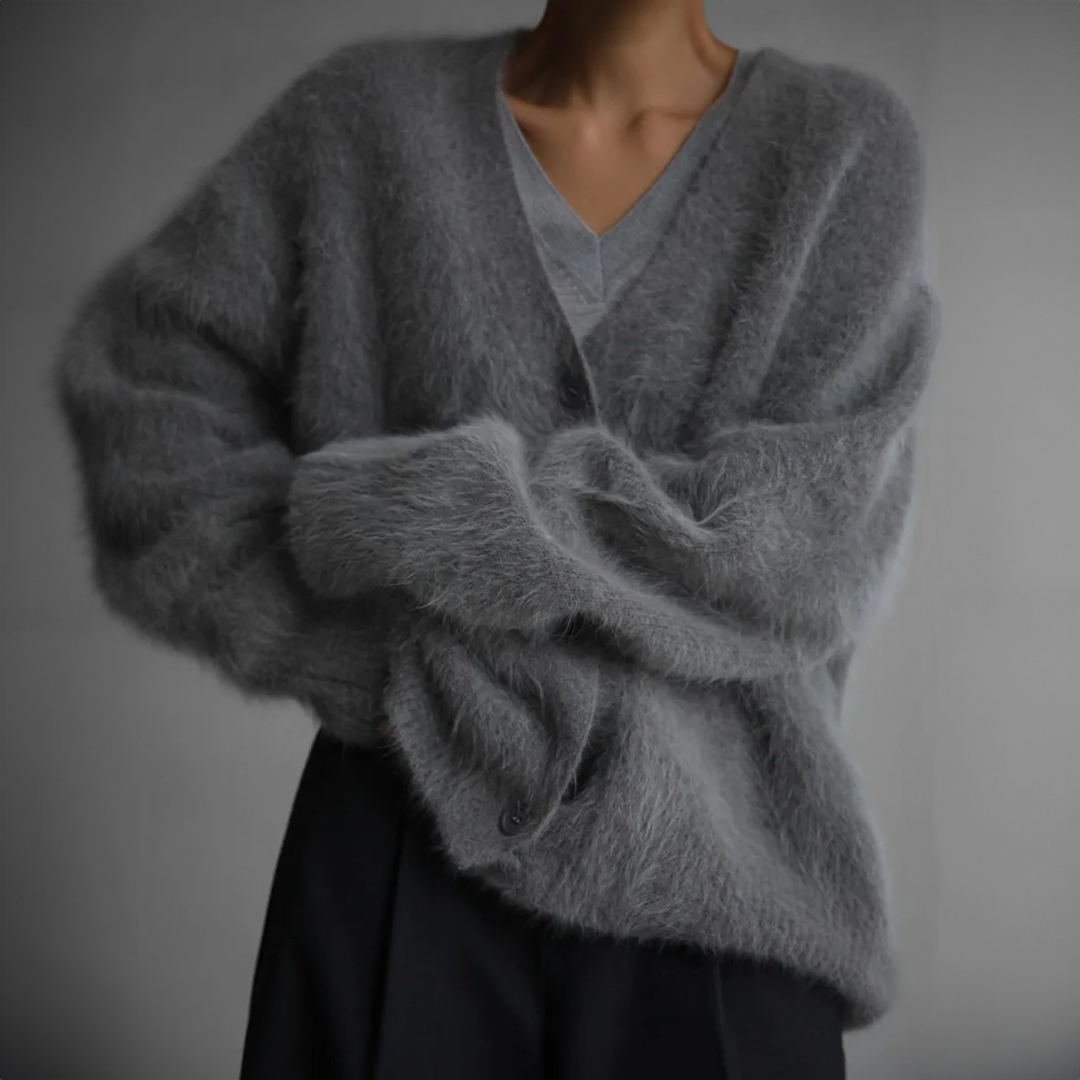 Chic oversized dames knoopvest, veelzijdig te combineren voor een trendy uitstraling.