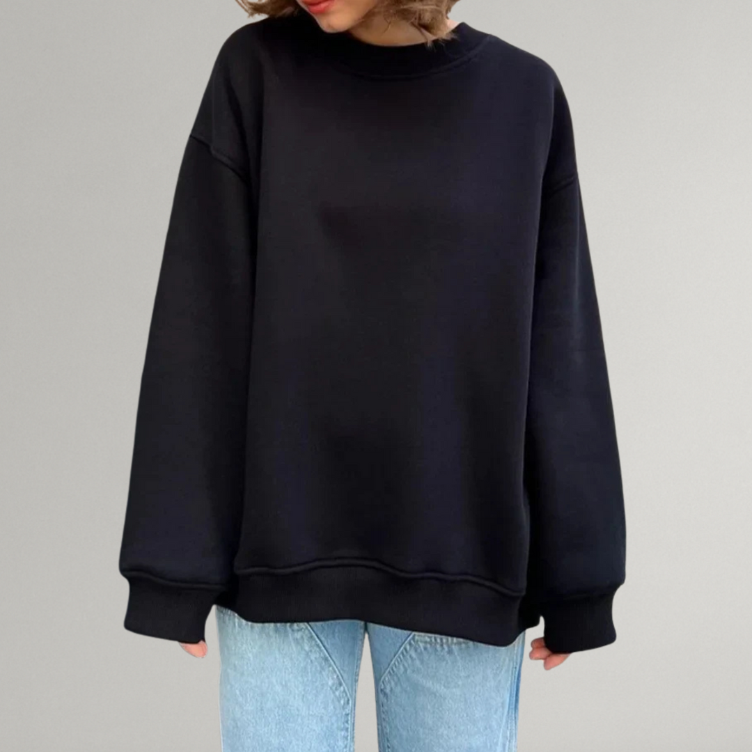 Comfortabele dames sweater met oversized pasvorm, zacht en warm voor elk seizoen.