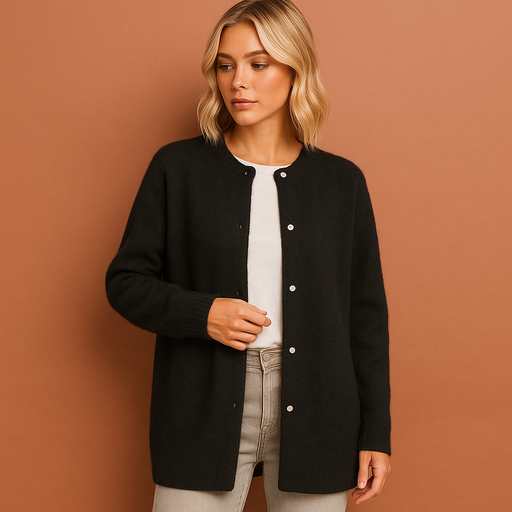 Zacht gebreid dames oversized vest, ideaal voor dagelijks comfort en relaxte elegantie.