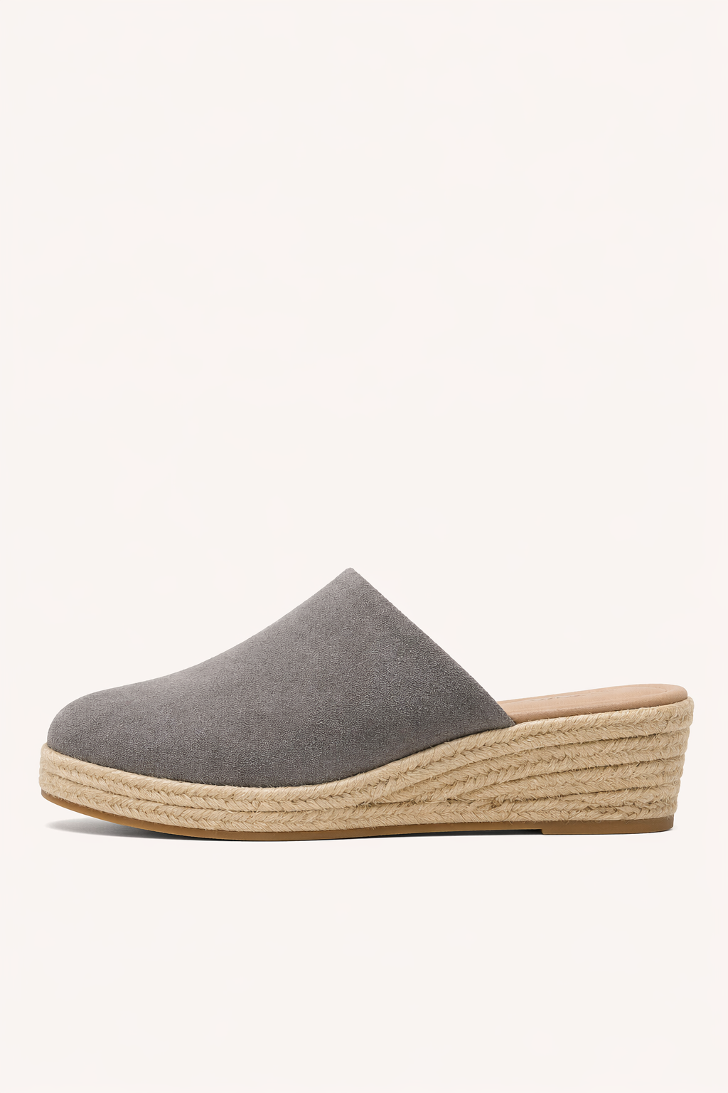 Beige dames plateauklompen, stijlvolle en comfortabele zomerschoenen.