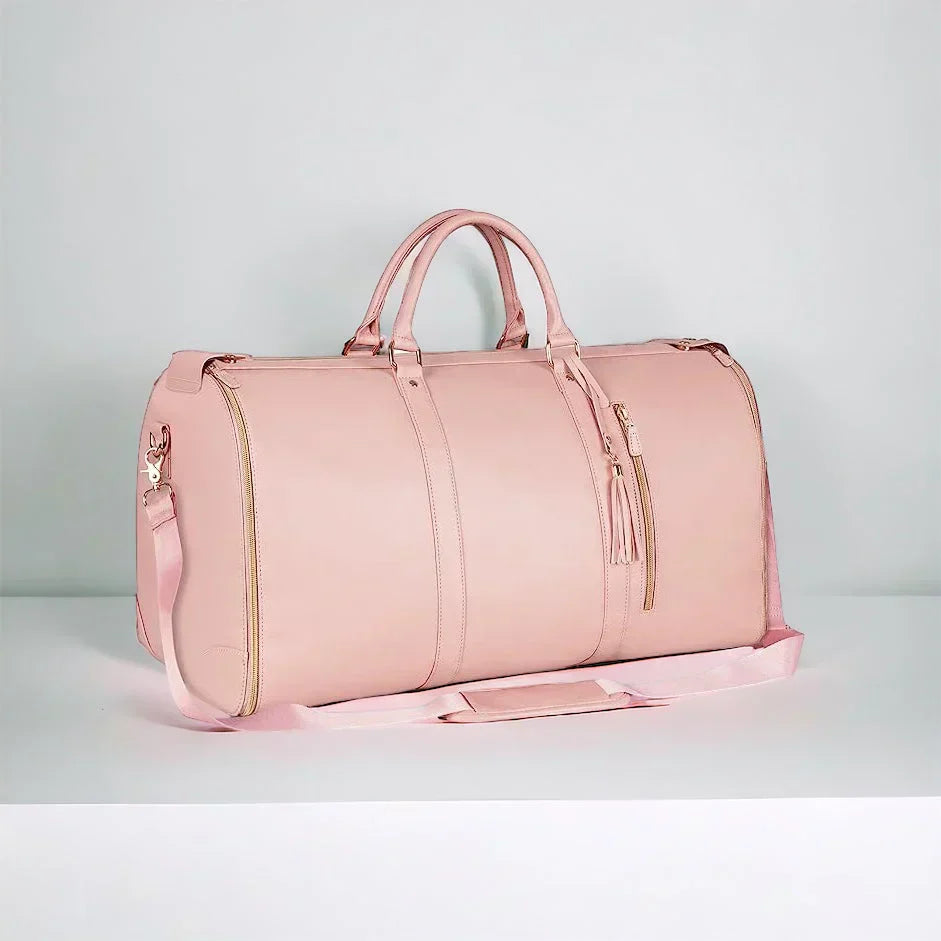 Compacte luxe weekendtas voor dames, Isabelle, waterbestendig en multifunctioneel. Ideaal voor korte trips.
