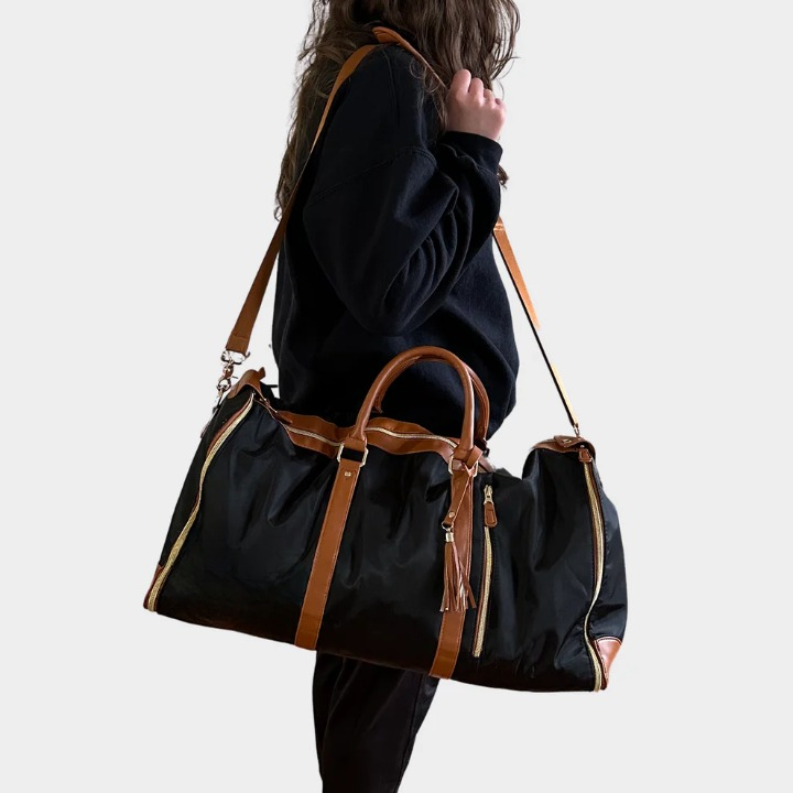 Isabelle dames reistas met kledinghoes functie, houdt kleding netjes. De perfecte, ruime handbagage voor jou.
