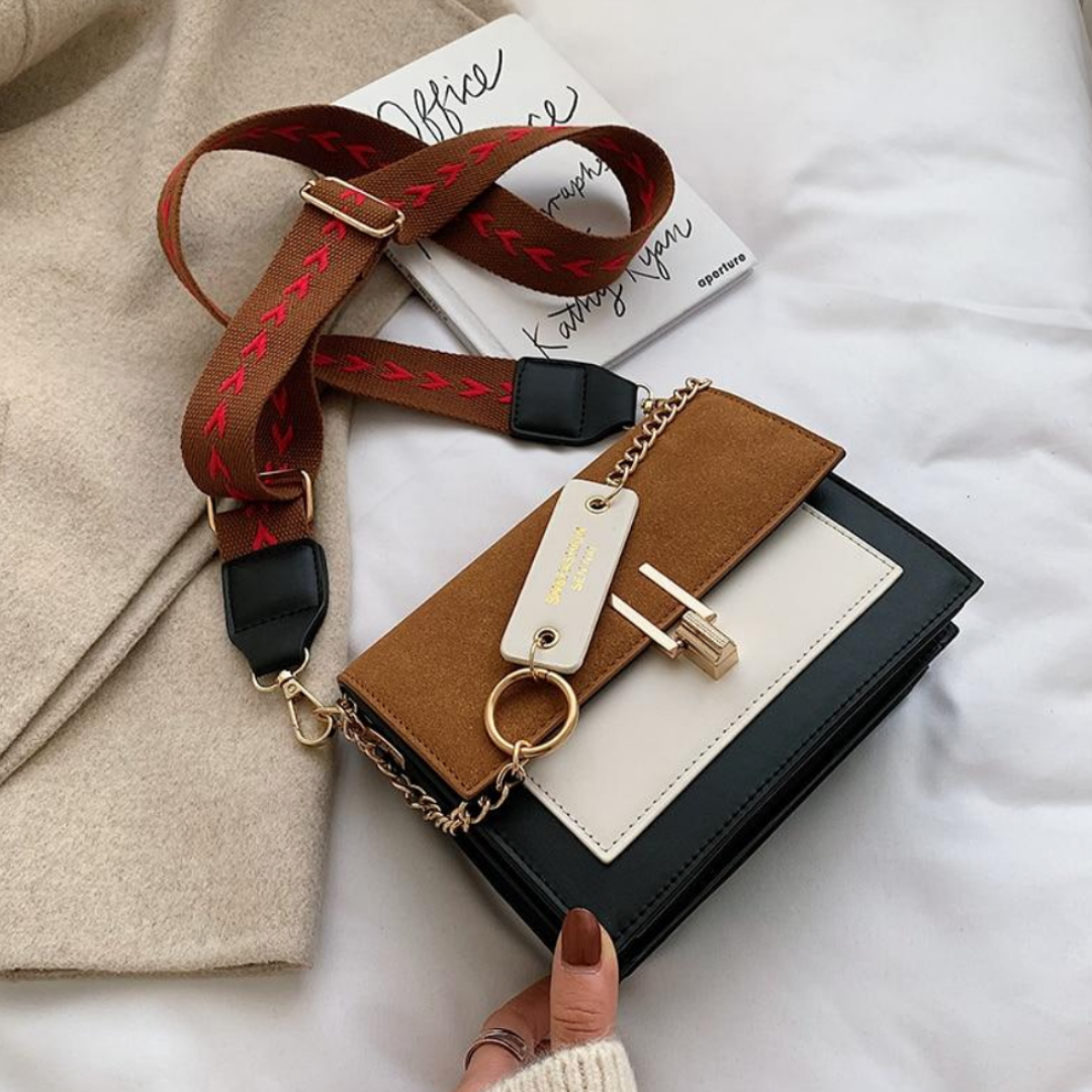 Stijlvolle dames Sana schoudertas van hoogwaardig kunstleer. Trendy accessoire voor modebewuste vrouwen.