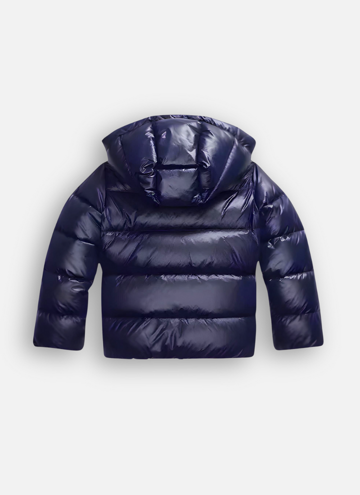 Modern dames pufferjack, slim fit en glanzend. Deze stijlvolle winterjas biedt warmte en comfort voor elke outfit.