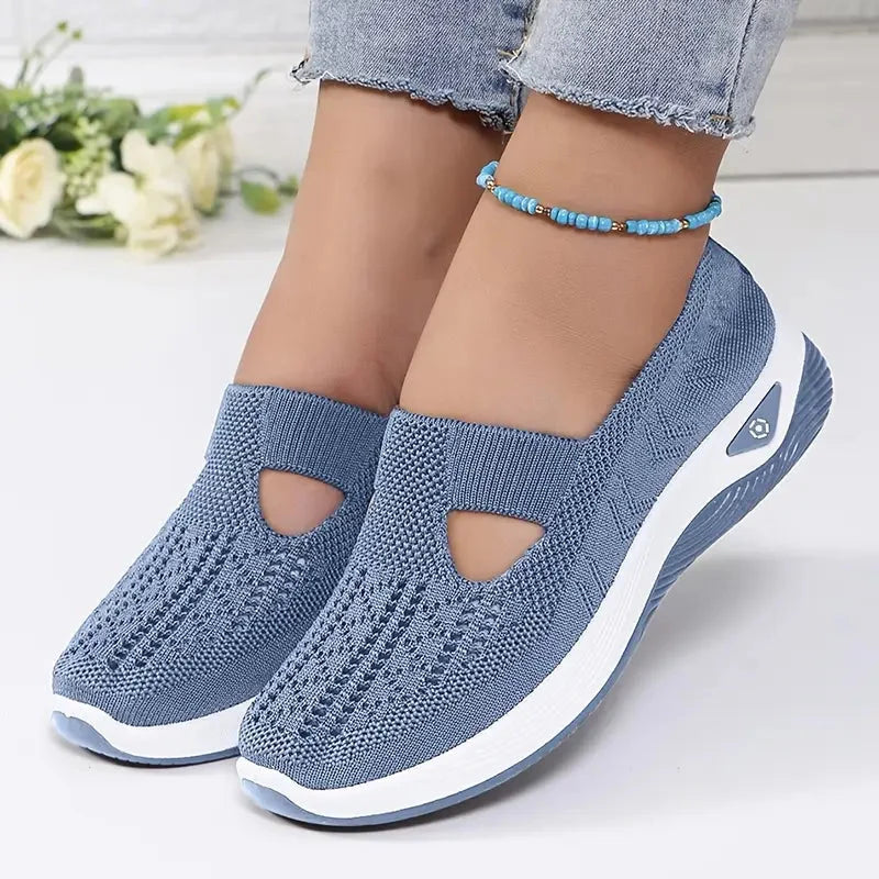 Trendy dames casual schoenen met uitsparingen, ideaal voor dagelijks gebruik en moeiteloos gemak.