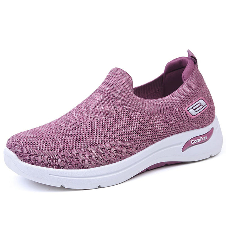 Casual dames sneakers met orthopedische support, perfect voor dagelijks gebruik en lange wandelingen.