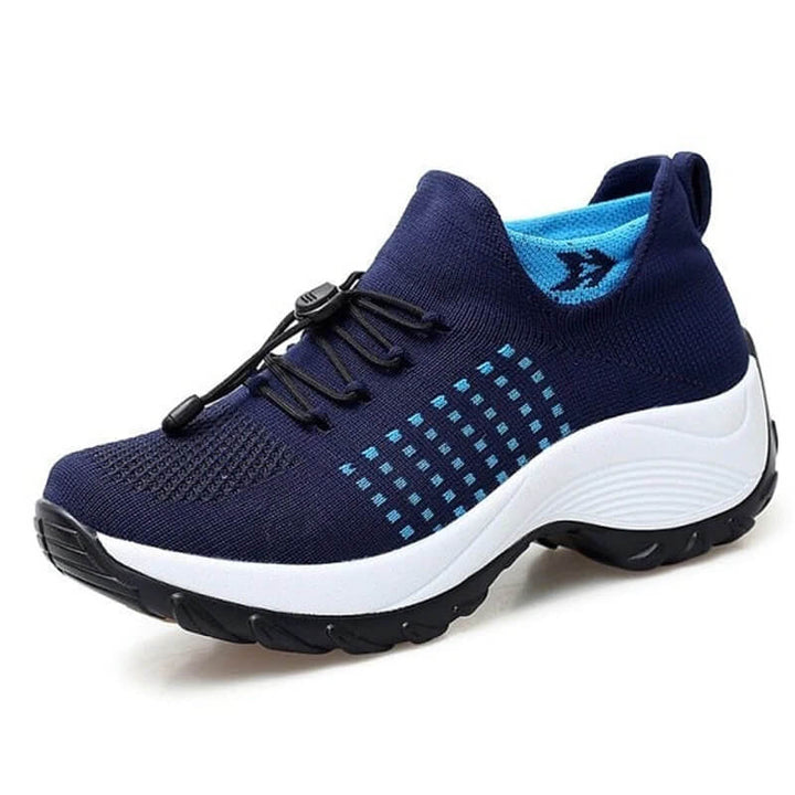 Dames sneakers met sokontwerp, ideaal voor comfortabel wandelen en dagelijks gebruik. Lichtgewicht & ademend.